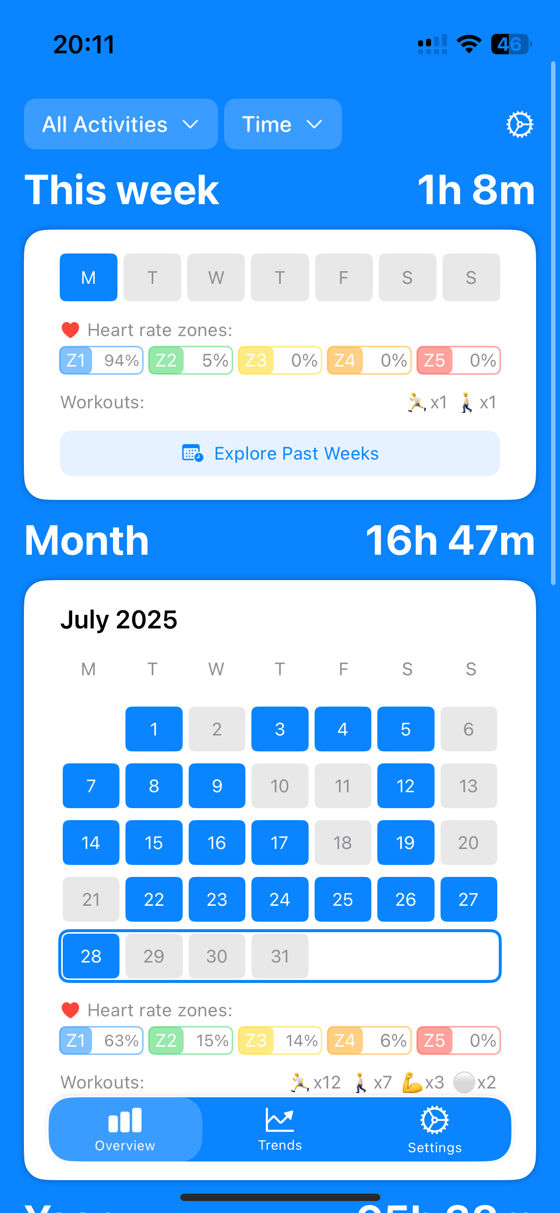 Stacking App Screenshot